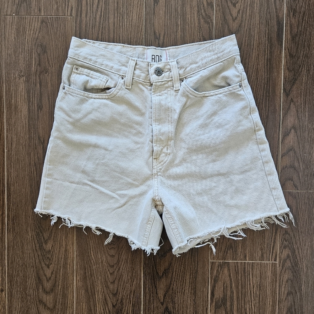 Urban Outfitters BDG High & Wide Pants Cut into Shorts Size 27